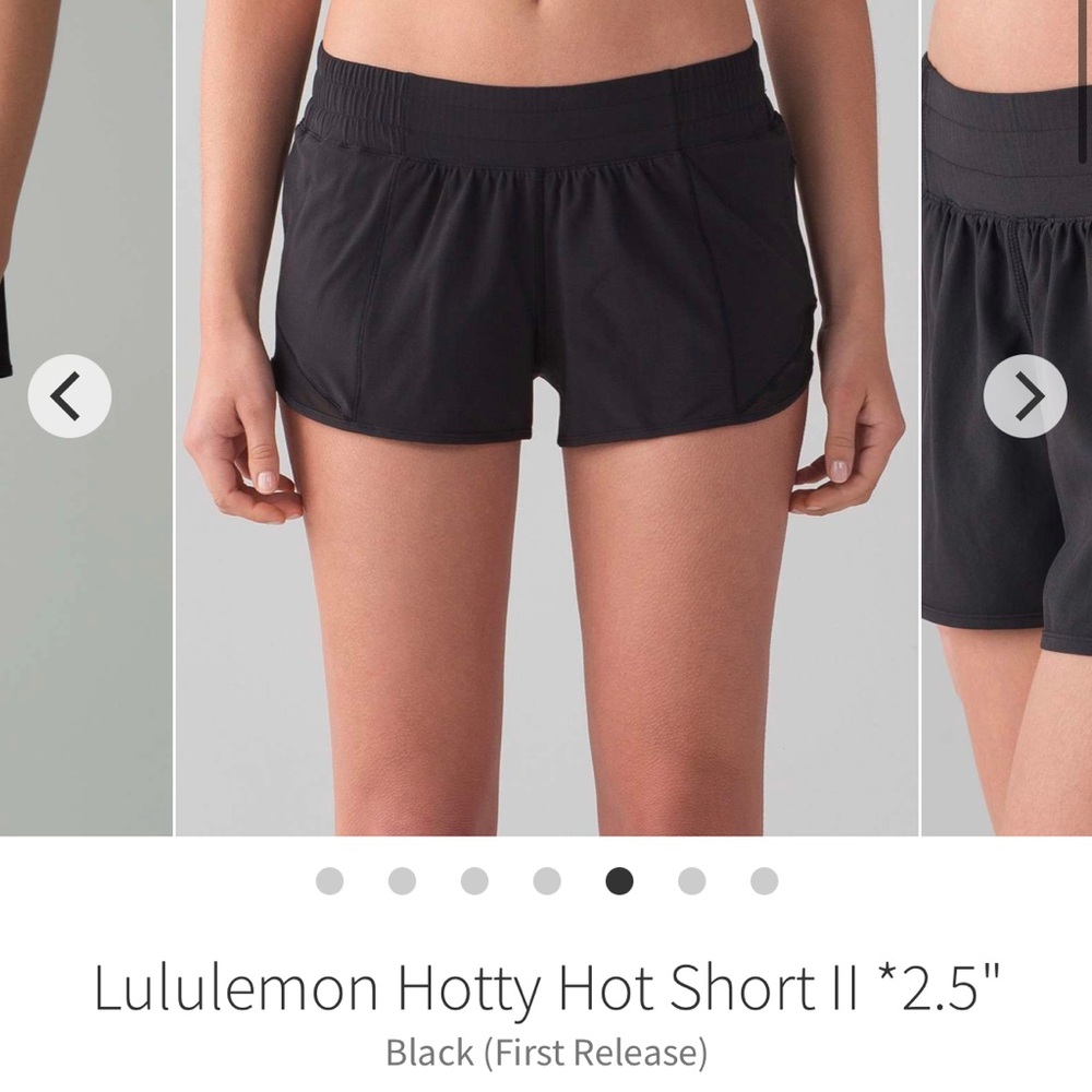 lululemon athletica Women's Hotty Hot Short II - Black